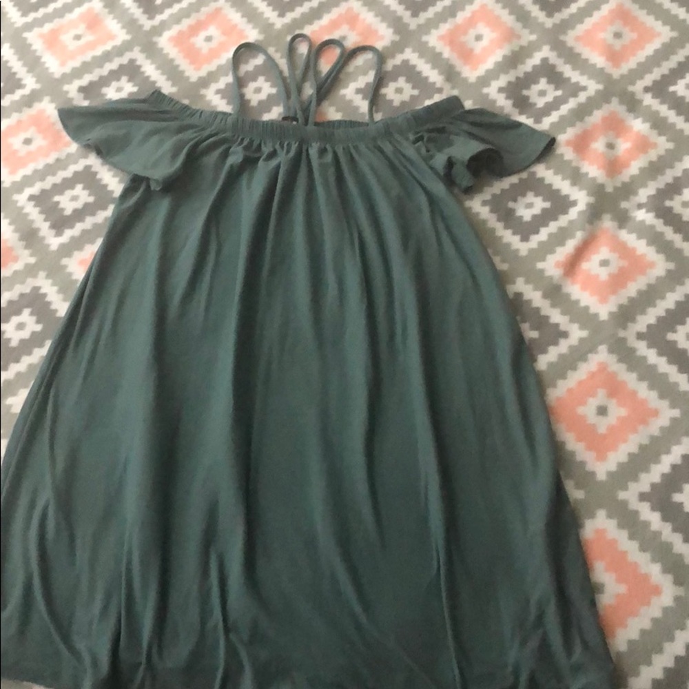 Off the shoulder strap dress